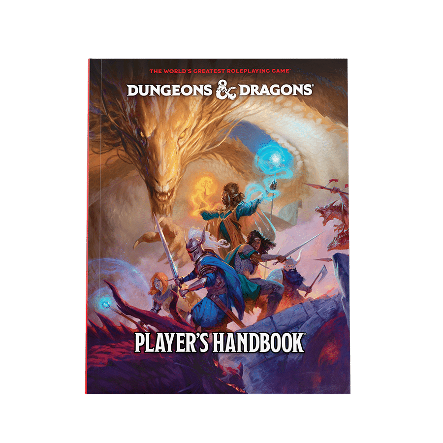 D&D 2024 Player's Handbook Regular Cover - A Muse N Games